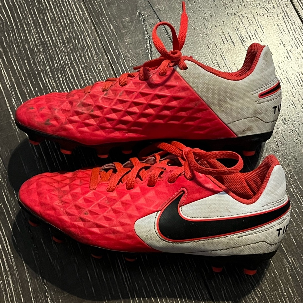 Nike Tiempo youth soccer cleats size 3.